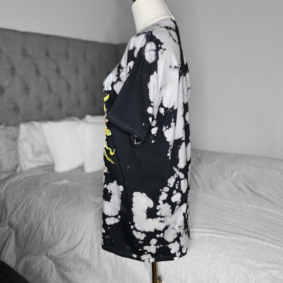 NWOT Sublime Black & White Acid Wash Short Sleeve Unisex Graphic Band Tee Shirt - Picture 7 of 9